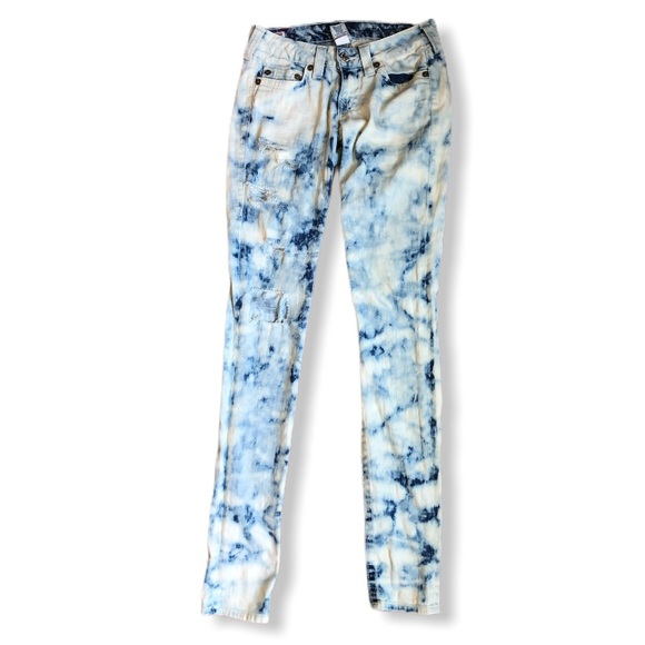 true religion bleached jeans